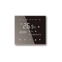 Termostato touch screen WL-6T Nero per riscaldamento elettrico a pavimento con tecnologia twin