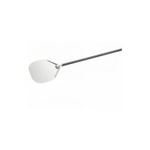 Gi.metal - Pelle à pizza maison en aluminium anodisé 32 cm manche 120 cm Made in Italy Qualité professionnelle