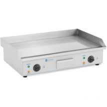 Royal Catering - Plancha Électrique Professionnelle Plaque De Cuisson Lisse Fer 73x40x1cm 4,4kW
