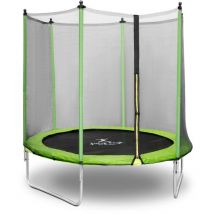 Gymrex - Trampoline de Jardin d'Extérieur Avec Filet de Sécurité Max. 80kg 2,4m