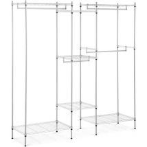 Royal Catering - Penderie Ouverte Portant à Vêtements Dressing Avec Étagère 189x45x196 cm 210 kg
