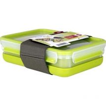 Clip&Go Lunchbox 518098 1,2l Transparent/Grün - Emsa