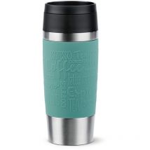 Mug de voyage Classic 36 ml en acier inoxydable, bleu - Emsa