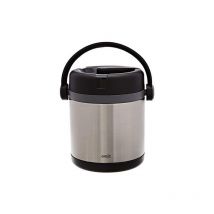 Emsa - 509244 recipiente de almacenar comida 1,2 l Antracita, Negro, Acero inoxidable