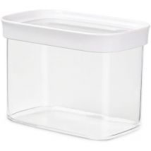 Optima boîte de conservation à sec format vertical boîte de conservation transparent blanc 1 l N11418 - Emsa