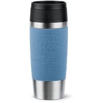 Emsa Tazza Da Viaggio Classic 36 Ml Blu, Acciaio Inossidabile
