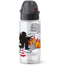 Trinkflasche Tritan Kids Fireman 0,5l Transparent