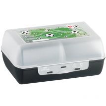 Brotdose Variablo Soccer mit Trennwand 16x11x7cm