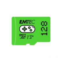 Emtec - Carte mémoire Gaming microSD uhs i U3 V30 A1 A2 128 Go Vert - Vert