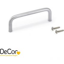 Poignée pour meubles Castellar L104mm entraxe 96mm Acier Chromé mat Emuca 9298864