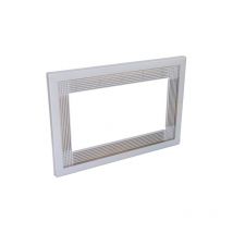 Emuca - Marco microondas - Blanco