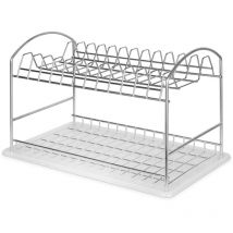 Scolapiatti da appoggioSuprastar, 435x270x275 mm, Acciaio, Cromato lucido - Emuca