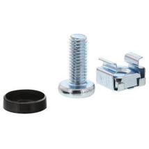 En Línea 01950 16mm 20pz(s) M6 ¿otro Tornillos Y Pernos (otros, Metal, Plástico, Chapa, M6, Negro, Plata, 1,6 Cm)