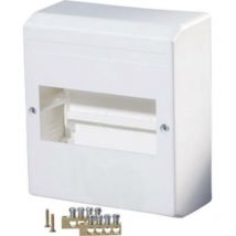 Armoire de distribution montage apparent (en saillie) F-tronic KV06K 7260015 Nombre de divisions = 6 Nbr de rangées = 1