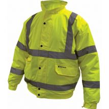 Tuffsafe - EN471 CL3 High Visibility Yellow Bomber Jackets - 2XL - Yellow