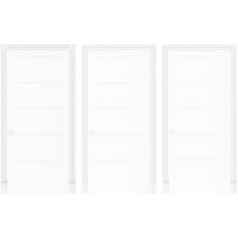 Encadrement de porte cadre en plastique PU - résistant, stable, léger DK03: Sans adhésif de montage, DK032