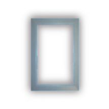 Encadrement pour Prise murale porte ronde rectangulaire - couleur au choix - gris clair