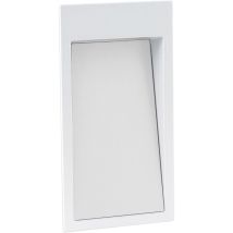 Encastré Mural Dain Ip66 Led Smd 4.50w 500lm(225lm) Cri80 3000k 53o Blanc