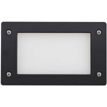 Novolux - Encastré mural devon Rectangle s IP66 GX53 led T2 3W 380lm/395lm/415lm CRI80 3000K/4000K/6500K Noir - Negro