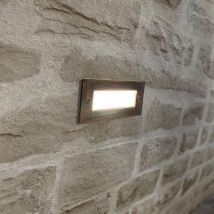 Encastrable murale laguna d'extérieur 1,5W IP65 2 Covers Température de Couleur: Blanc Chaud 3000K