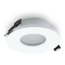 Inspired Lighting - Inspired Mantra Fusion - Atlantis - Spot encastré rond 8,3 cm, GU10 (max 50 w), blanc, découpe 58 mm
