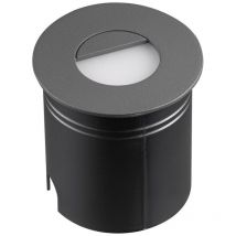 Inspired Lighting - Inspired Mantra - Aspen - Applique murale encastrable paupière ronde, 3W led, 3000K, 210lm, IP65, anthracite, driver inclus