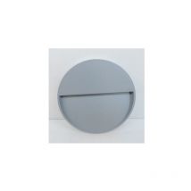 Simes - Encastré mural extérieur led 12.5W alu gris rond ø 220mm indirect 4000K 405lm 230V IP65 skill S.6280N.14