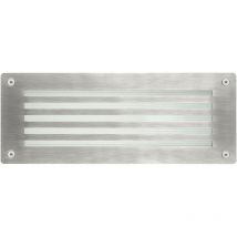 Encastré mural PILOT IP54 E27 42W Acier inoxydable