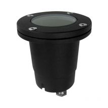 Tidian Empotrable De Suelo IP67 Ø98mm Para bombilla tipo GU10 (No incluida). Foco Suelo Exterior Iluminación Terrazas o Caminos