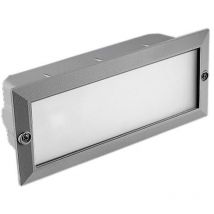Forlight - Empotrable De Pared Ip44 Tamesis E27 60W Gris 1055Lm