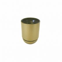 Enchufe liso E27 TIBELEC, plástico, dorado 60 W TIBELEC