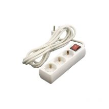 Enchufe múltiple cable3m int. - 5 tomas