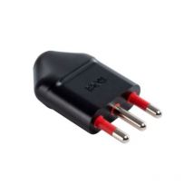 Enchufe móvil rosi materiale elettrico emilia especialista 2p+e 16a negro - rs9702n