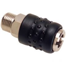 Maurer - enchufe rapido macho 1/4 (blister 1 pieza) , Enchufe Rapido Macho. - Medida: 1/4.- Blister 1 pieza. - Diseñado especialmente para