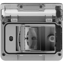 4 Box - 4Box wide IP55 RAL7035 Toma Schuko con Schuko y bivalente 4B.W.RAL.015