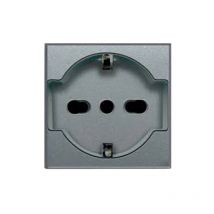 Enchufe Schuko Ave Allumia Sistema 44 Uuniversale Unel de Derivación 10/16A 443090/15TS