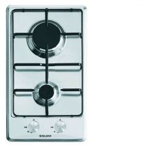 Encimera de gas domino 29cm 2 fuegos - gt32ix - glem -