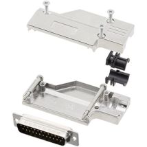DCMR-FK-25-DMP-K 6355-0065-23 kit connettori maschio sub-d 90 ° Numero Poli (num): 25 Punte a saldare 1 kit - Encitech