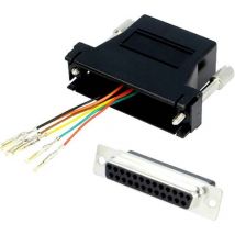 Encitech - DA25-SMJ6-K-RC Adaptateur sub-d sub-d femelle 25 pôles - RJ12 femelle 6P6C 1 pc(s)