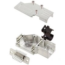 Encitech - DCMR09-FK-HDS15-W-K 6355-8066-11 kit embase sub-d femelle 90 ° nombre de pôles (num): 15 fût à souder 1 pc(s)