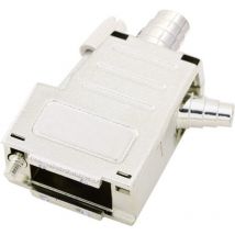 encitech DSSK-M-09-L-K 6260-0106-01 D-SUB Gehäuse Polzahl: 9 Kunststoff, metallisiert 180 °, 45 ° Si