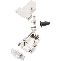 Encitech - DTSL09-LJSRG-S-DMS-W-K 6355-8042-31 d-sub Buchsenleisten-Set 45 ° Polzahl: 9 Lötkelch 1 St.