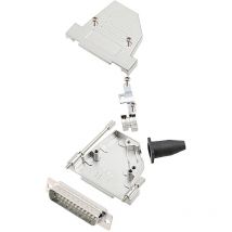 encitech DTSL25-LJSRG-S-DMP-W-K 6355-8042-23 D-SUB Stiftleisten-Set 45 ° Polzahl: 25 Lötkelch 1 St.