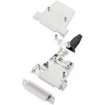 Encitech - DTSL25-SJSRG-T-DBS-W-K 6355-8086-13 d-sub Buchsenleisten-Set 180 ° Polzahl: 25 Lötkelch 1 s