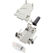 Encitech - DTZF09-DBS-W-K 6355-8044-11 d-sub Buchsenleisten-Set 180 ° Polzahl: 9 Lötkelch 1 St.