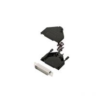 Encitech - DTZK25-BK-DBP-W-K 6355-8101-03 kit embase sub-d mâle 180 ° nombre de pôles (num): 25 fût à souder 1 pc(s)