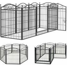 Bingopaw - Enclos Chien Exterieur Interieur Grande Taille Parc Pour Chien Chiot Lapin 80 X 63cm Métal