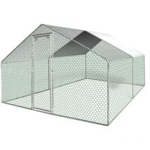 Enclos poulailler - Volière extérieure - Parc grillagé 12M²