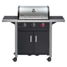 Barbecue Chicago 3 r turbo - 3 brûleurs dont 1 brûleur turbo zone - Surface de cuisson 60 x 42 - Switch Grid - Jusqu'à 10 convives - 10,5 kW - Enders