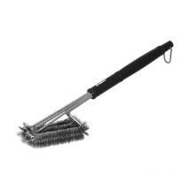 Enders - Brosse pour Barbecues Premium - Accessoires Entretien bbq - Brosse de nettoyage en inox - Rectangulaire - Pour grille de barbecue